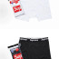 [크리스셀러] 슈프림 Sup*Hanes 한즈 블랙 화이트 롱 언더웨어 4매 세트 100% 코튼