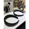 (MASTER) Chanel 샤넬 25B CC 퀼팅 램스킨 와이드 헤어클립 블랙 (와이드, 슬림)