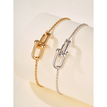 (MASTER) Tiffany & Co. 티파니 HardWear 링크 체인 브레이슬릿 (골드/실버)